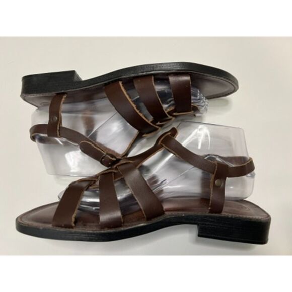 Nature Trek brown leather Fisherman Sandals. Size 9. - Picture 5 of 8